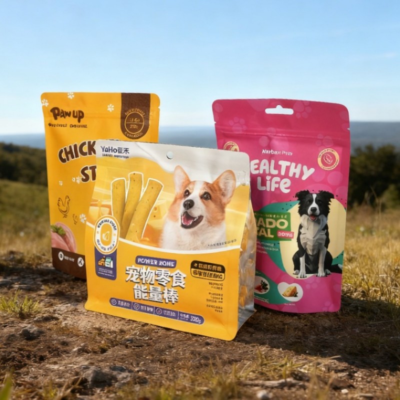 Jinde Packaging lancerer Premium Eight-Side Seal emballageposer til katte- og hundefoder