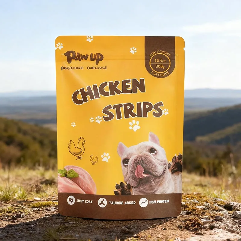 Miljøvenlige kattefoderposer af kraftpapir